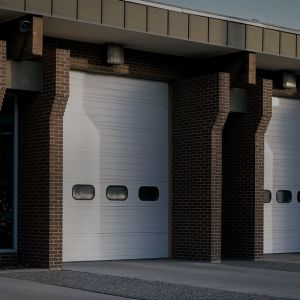 Fire station and police station garage doors