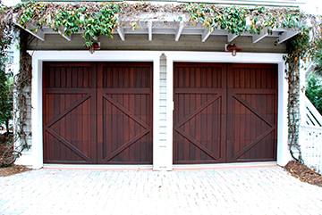 Wood Carriage Style Garage Doors