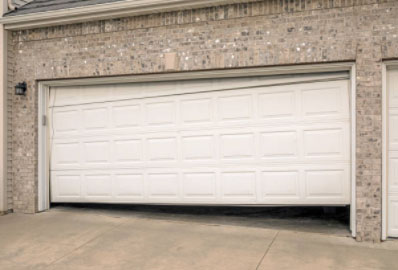 Damaged Garage Door Hardware